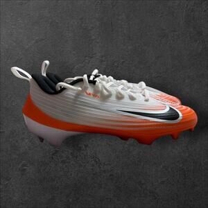 Men Nike Vapor Speed 3 White Safety Orange Football Cleats HM8849-104 Size 8